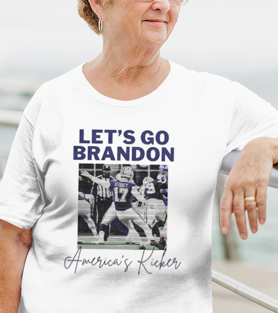 Let's Go Brandon America's Kicker Dallas Cowboys T-Shirt