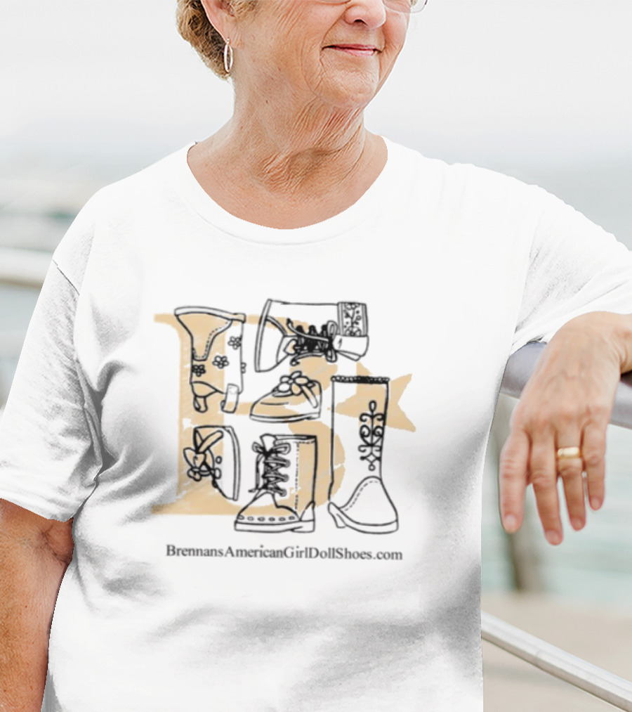 Brennan American Girl Doll Illustration Dot Com T-Shirt