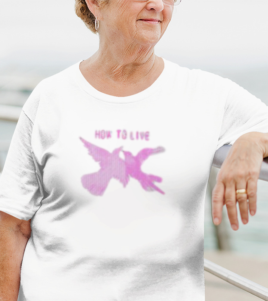 Del Water Gap How To Live Pink Doves T-Shirt