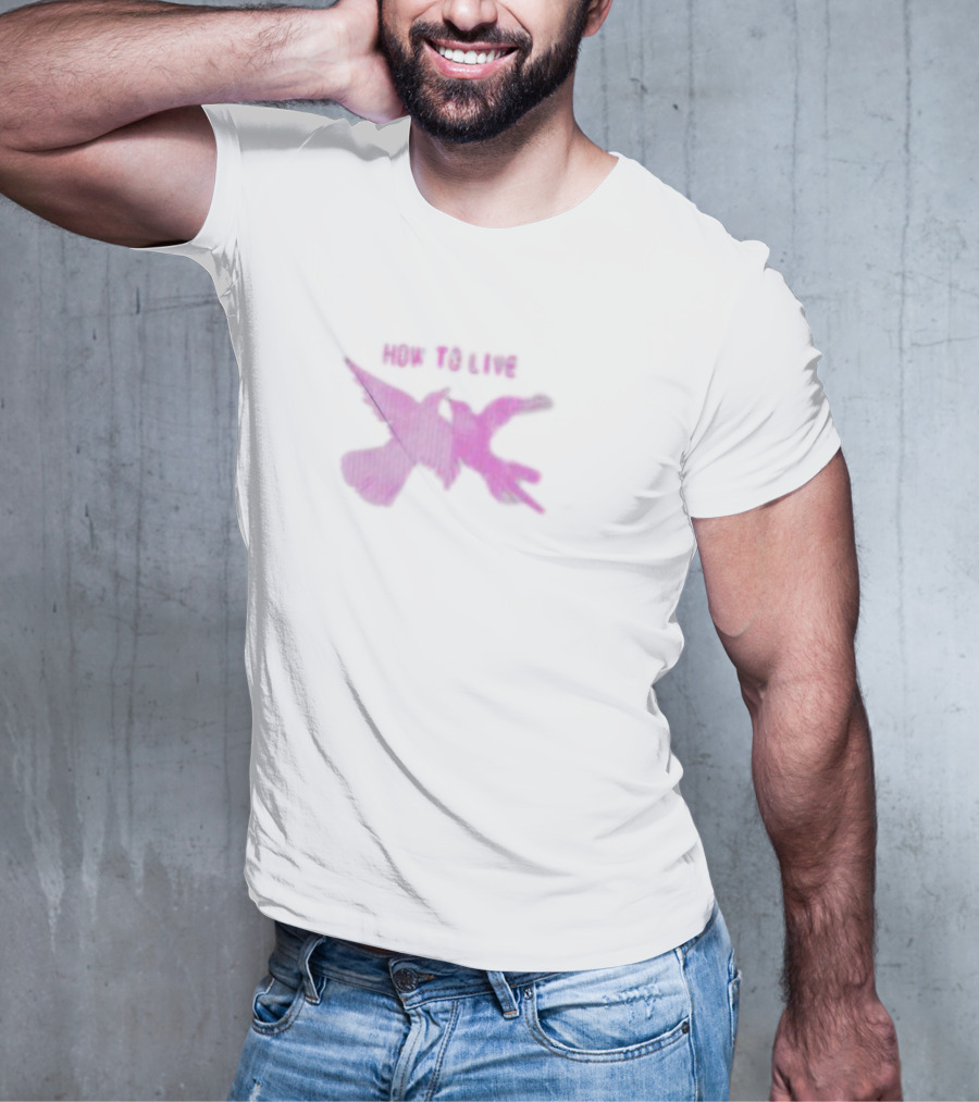 Del Water Gap How To Live Pink Doves T-Shirt