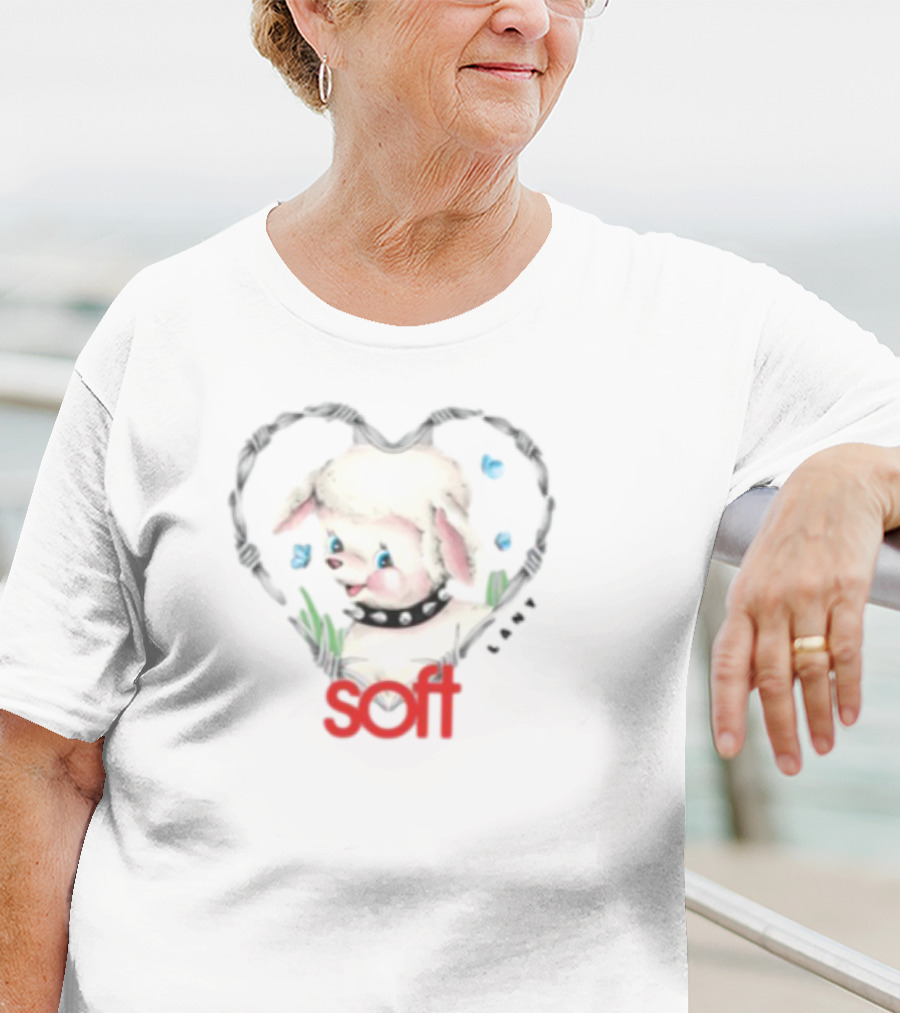 Lany Barbed Wire Lamb Soft Heart T-Shirt