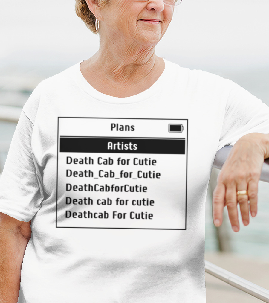 Plans Artists Death Cab For Cutie Coffee Cup T-Shirt