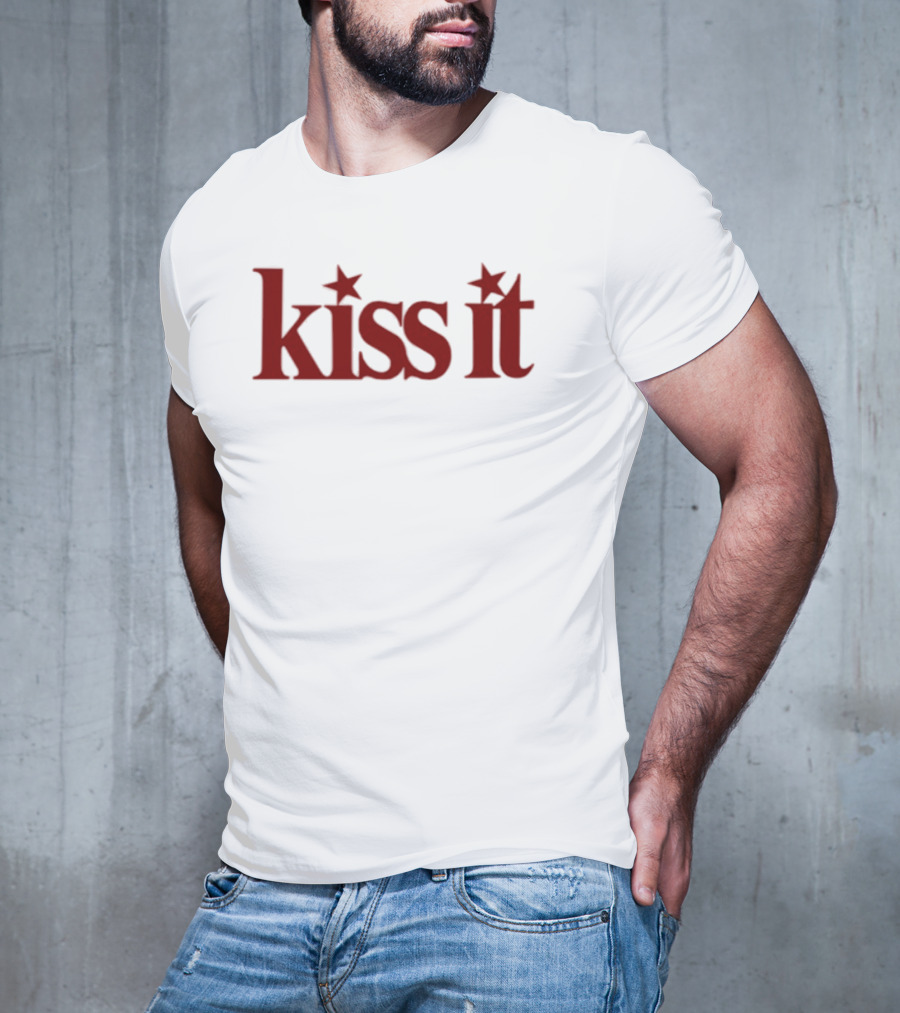 Renee Rapp Kiss It Starry Red Text T-Shirt