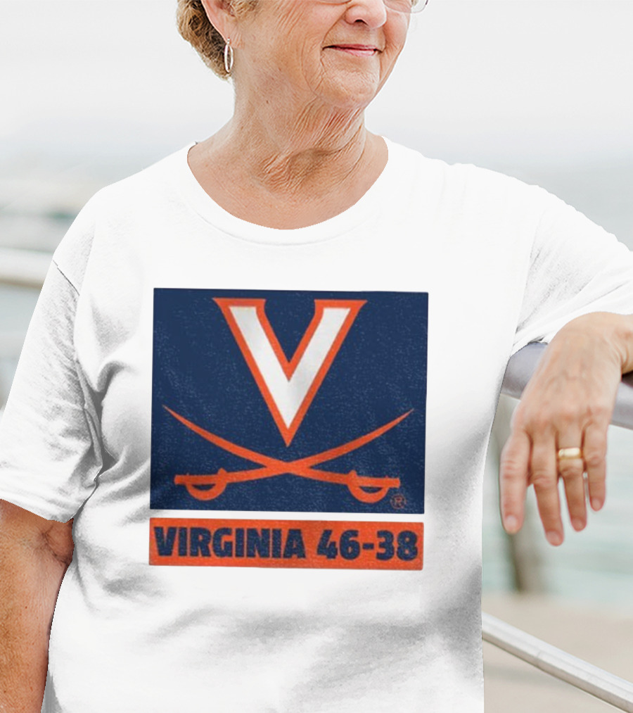 UVA Cavaliers Victory Hoos Did It Again Virginia 46-38 T-Shirt