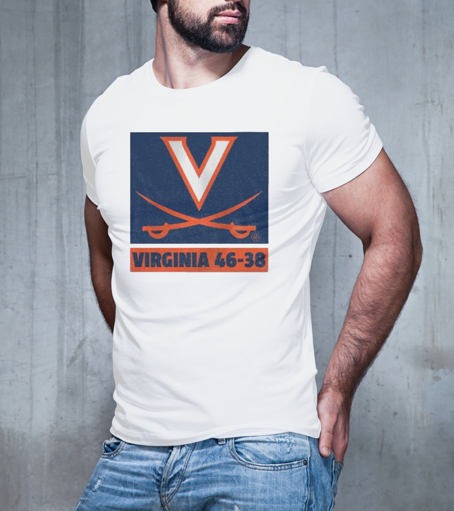 UVA Cavaliers Victory Hoos Did It Again Virginia 46-38 T-Shirt