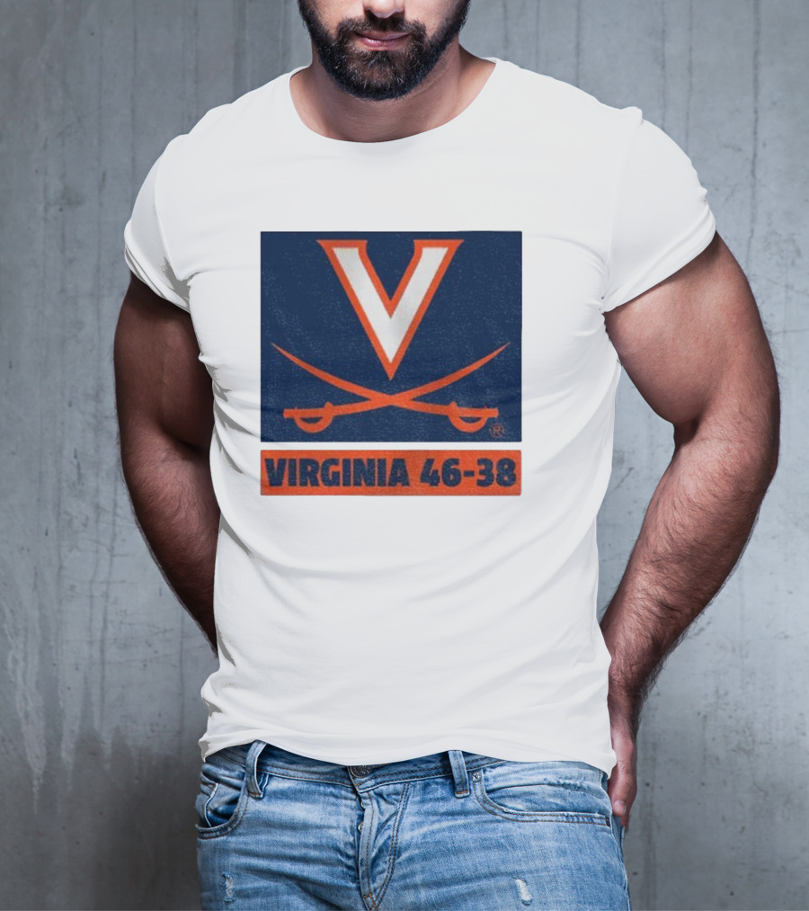 UVA Cavaliers Victory Hoos Did It Again Virginia 46-38 T-Shirt