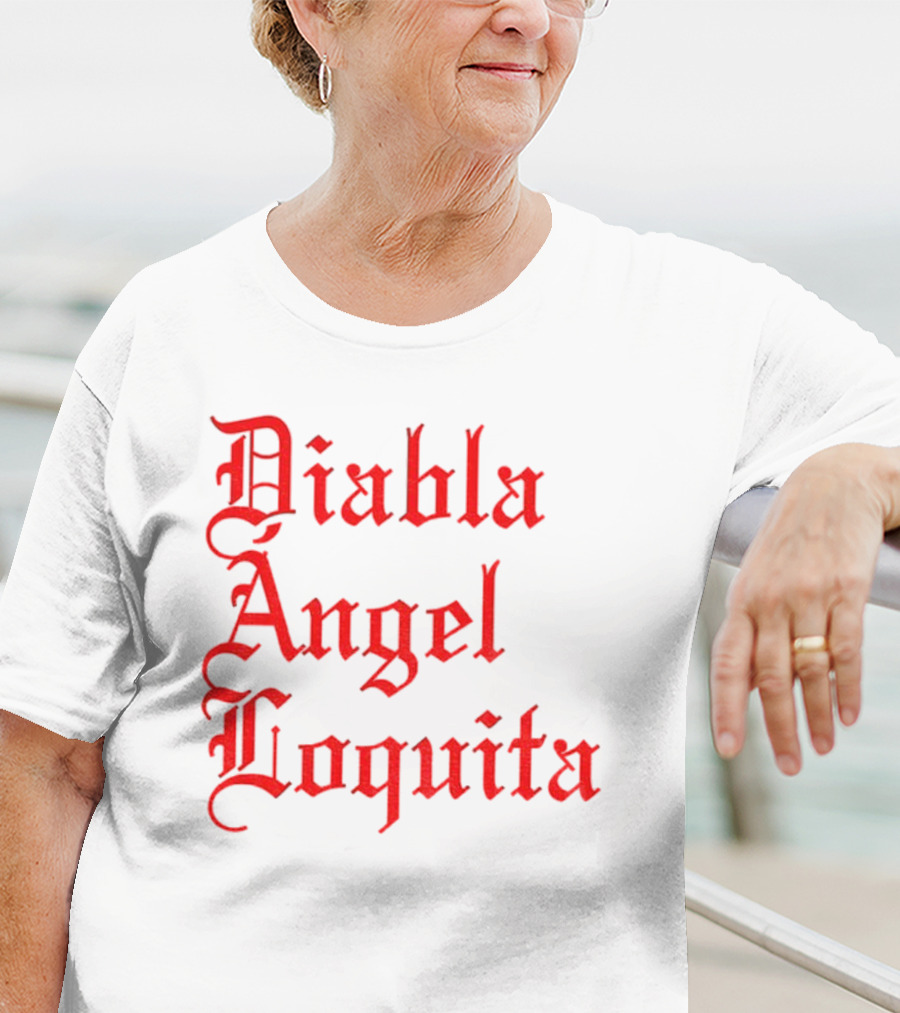 Bad Bunny Diabla Angel Loquita Valentine's Day T-Shirt