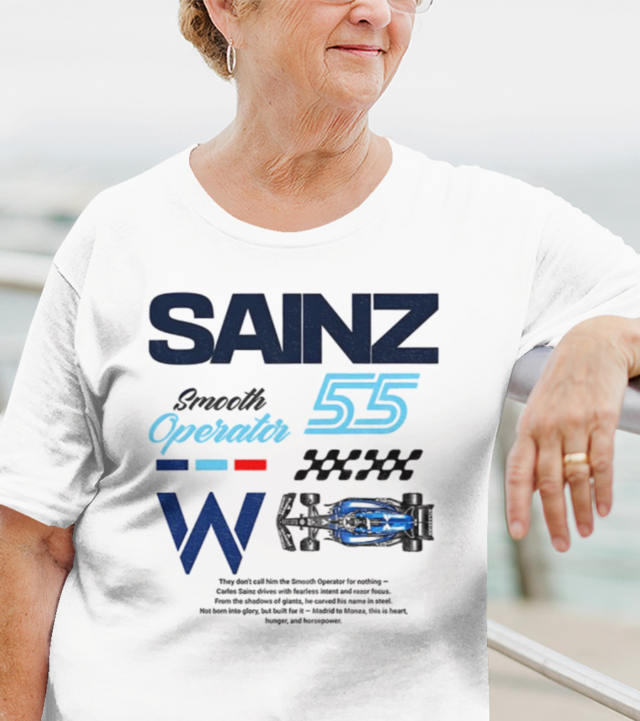 Sainz Operator 55 Williams Racing Smooth Operator T-Shirt