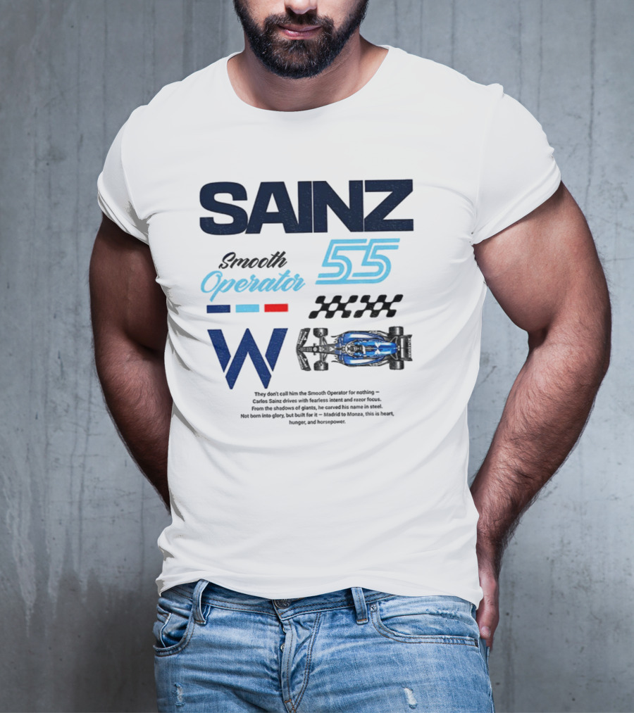 Sainz Operator 55 Williams Racing Smooth Operator T-Shirt