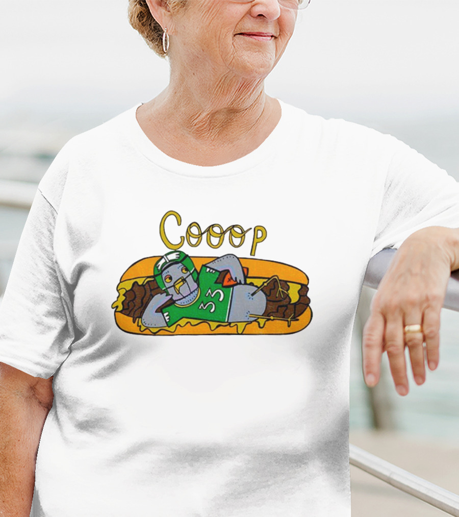 Cooop 33 Philadelphia Eagles Funny Hot Dog Meme T-Shirt