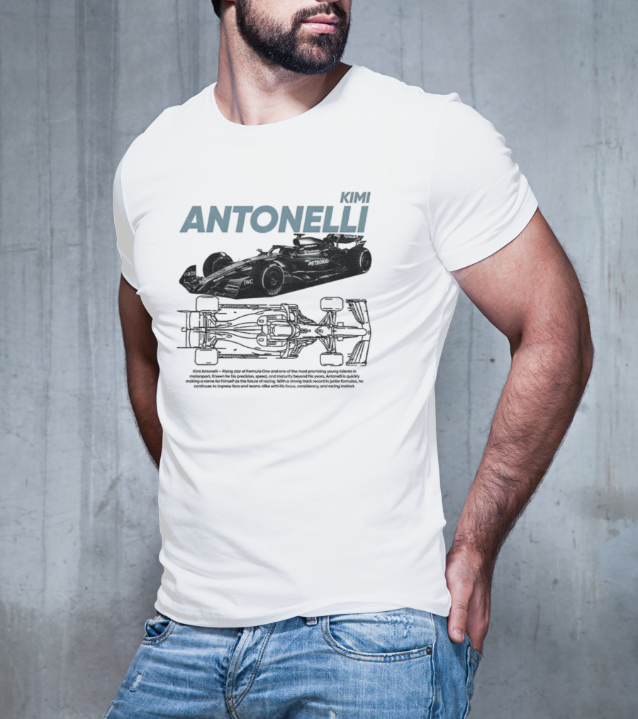 Kimi Antonelli Motorsport Fan Rising Star Formula One Racing Enthusiast T-Shirt