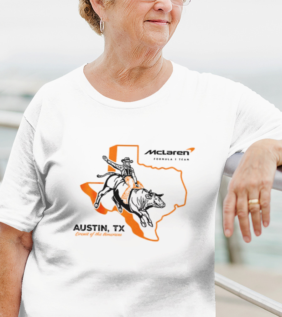 Mclaren Formula 1 Team Texas Circuit Of The Americas Austin TX T-Shirt