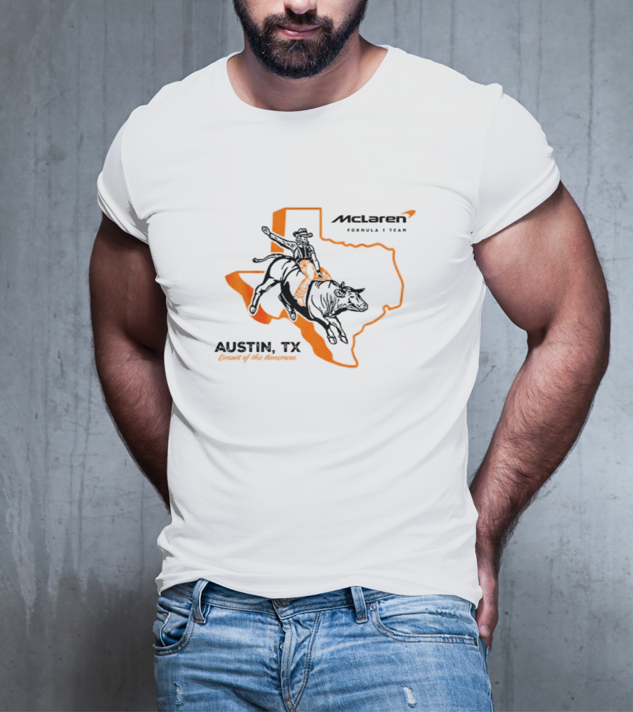 Mclaren Formula 1 Team Texas Circuit Of The Americas Austin TX T-Shirt