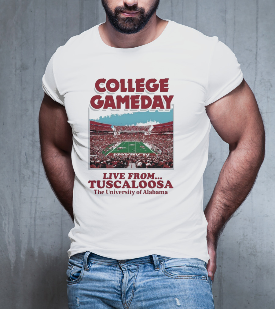 College GameDay Live From Tuscaloosa The University Of Alabama T-Shirt