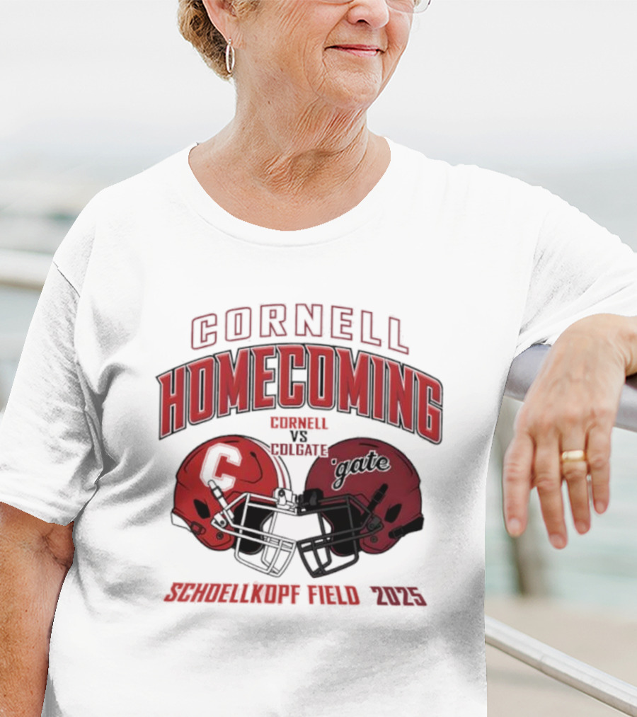 Cornell Homecoming 2025 Cornell Vs Colgate Schoellkopf Field Game Day T-Shirt