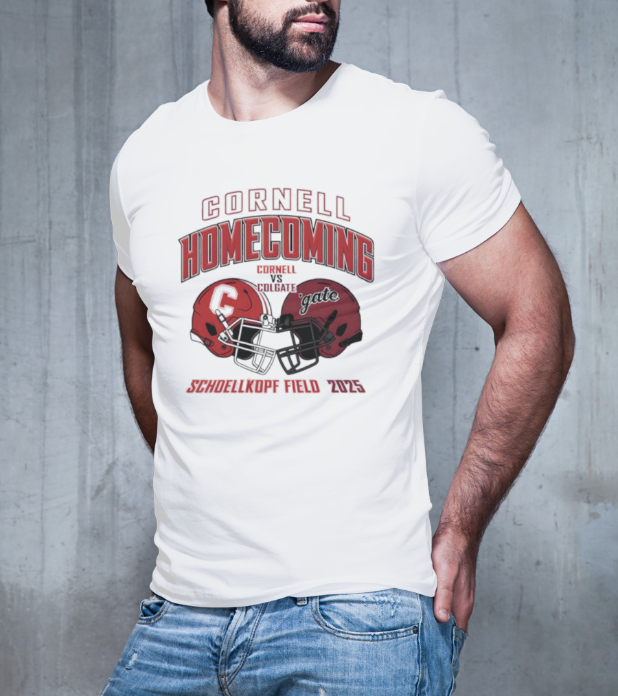 Cornell Homecoming 2025 Cornell Vs Colgate Schoellkopf Field Game Day T-Shirt