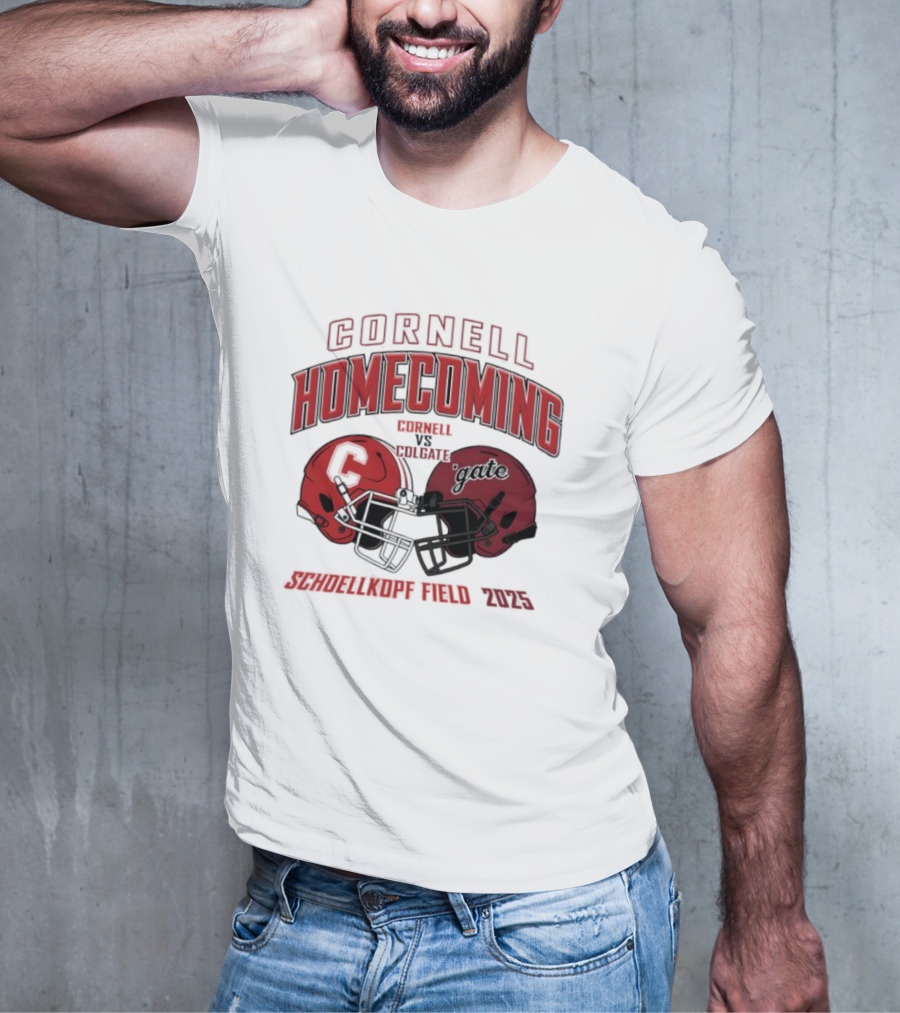 Cornell Homecoming 2025 Cornell Vs Colgate Schoellkopf Field Game Day T-Shirt
