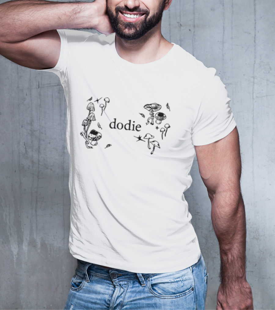 Dodie Aesthetic Mushroom Forest Motif T-Shirt
