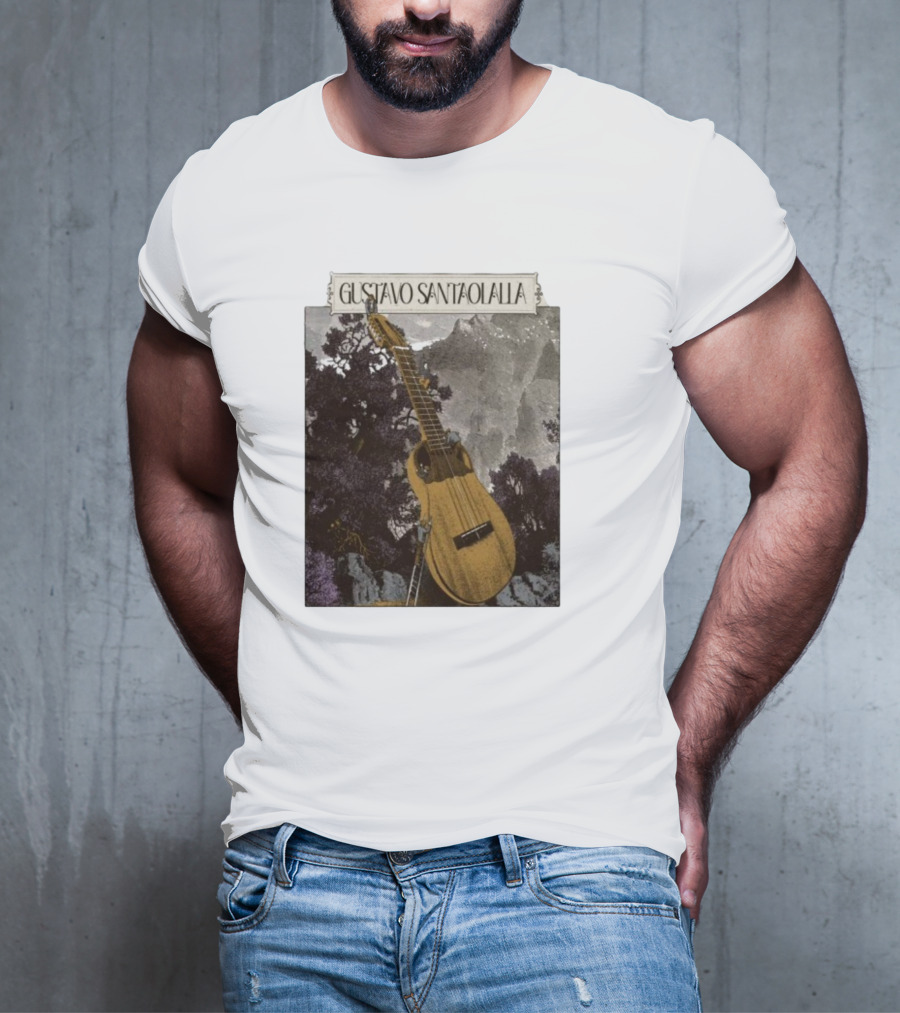 Gustavo Santaolalla Guitar Tour 2025 Artwork T-Shirt