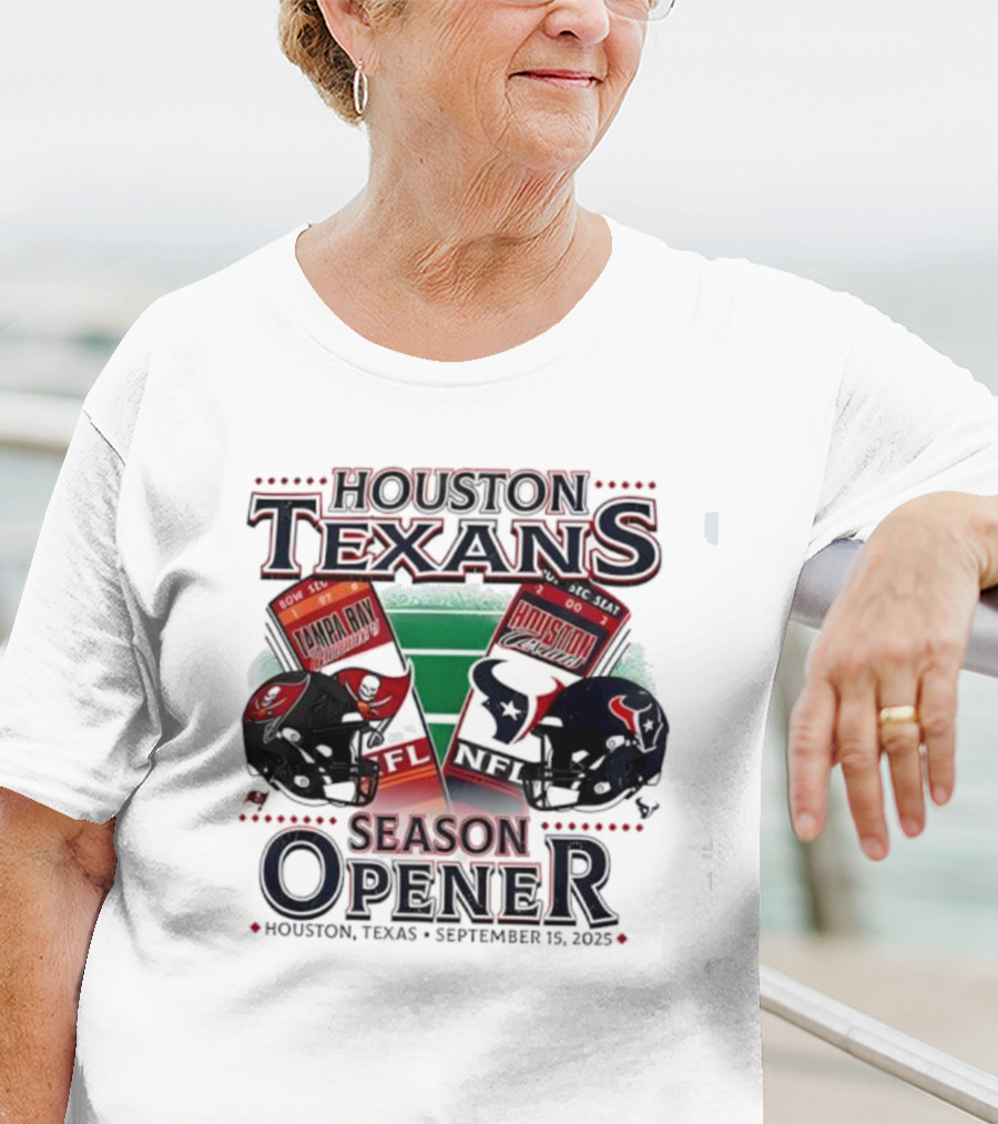 Houston Texans Vs Tampa Bay Buccaneers Season Opener September 15 2023 Houston Texas T-Shirt