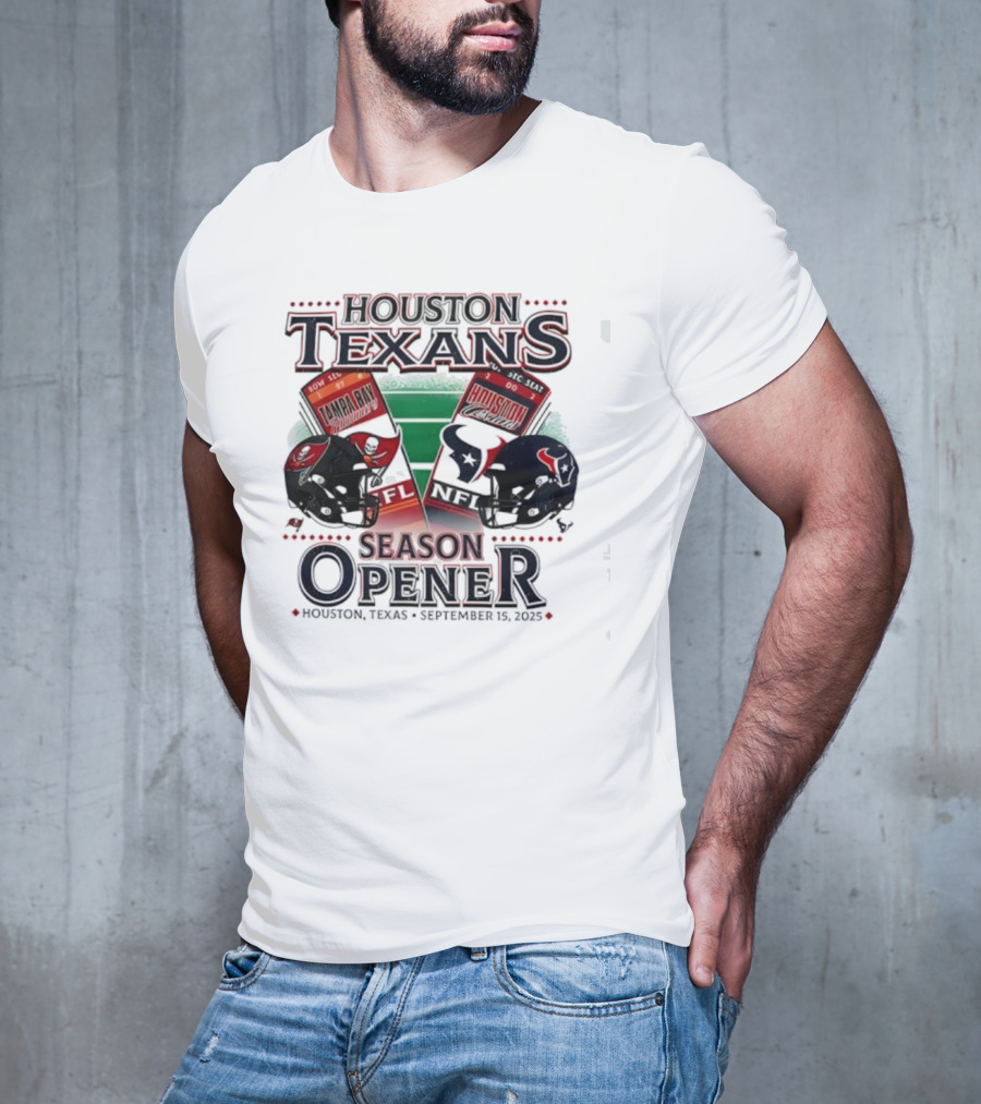Houston Texans Vs Tampa Bay Buccaneers Season Opener September 15 2023 Houston Texas T-Shirt