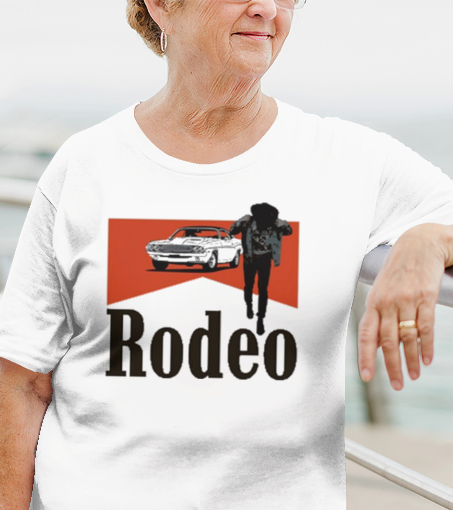Johnny Stimson Rodeo Car Silhouette T-Shirt