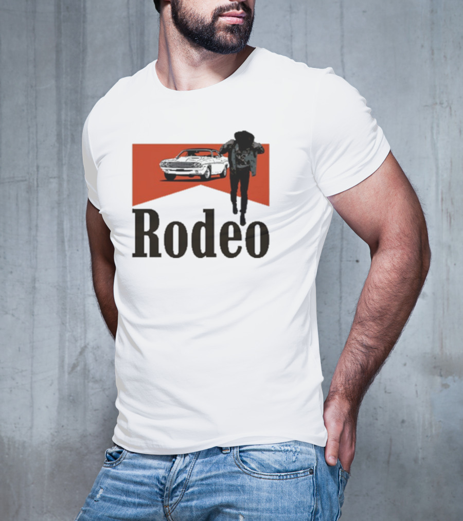 Johnny Stimson Rodeo Car Silhouette T-Shirt
