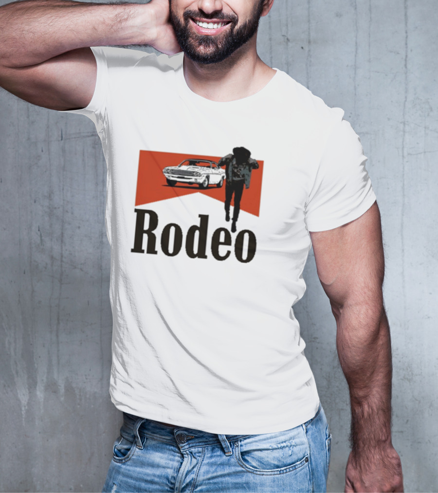 Johnny Stimson Rodeo Car Silhouette T-Shirt
