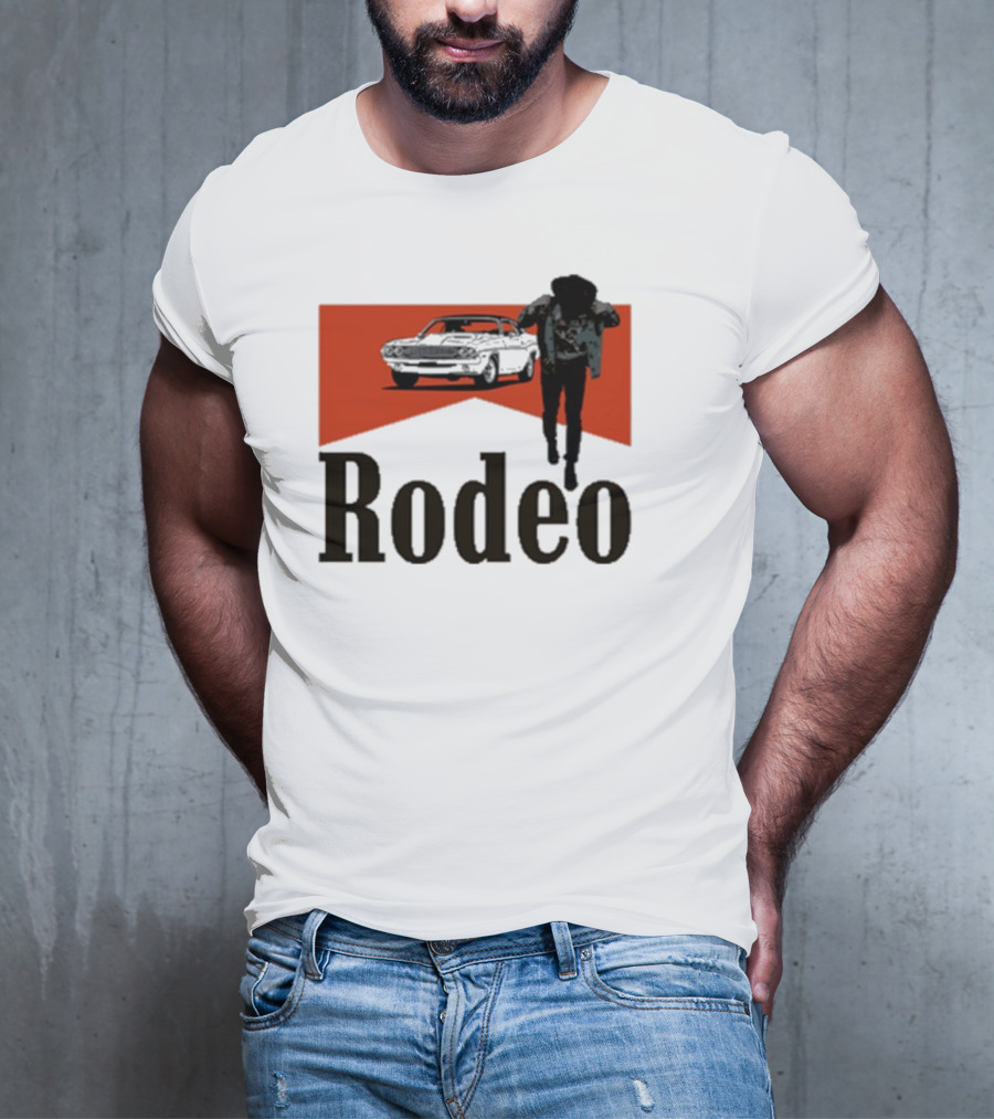 Johnny Stimson Rodeo Car Silhouette T-Shirt