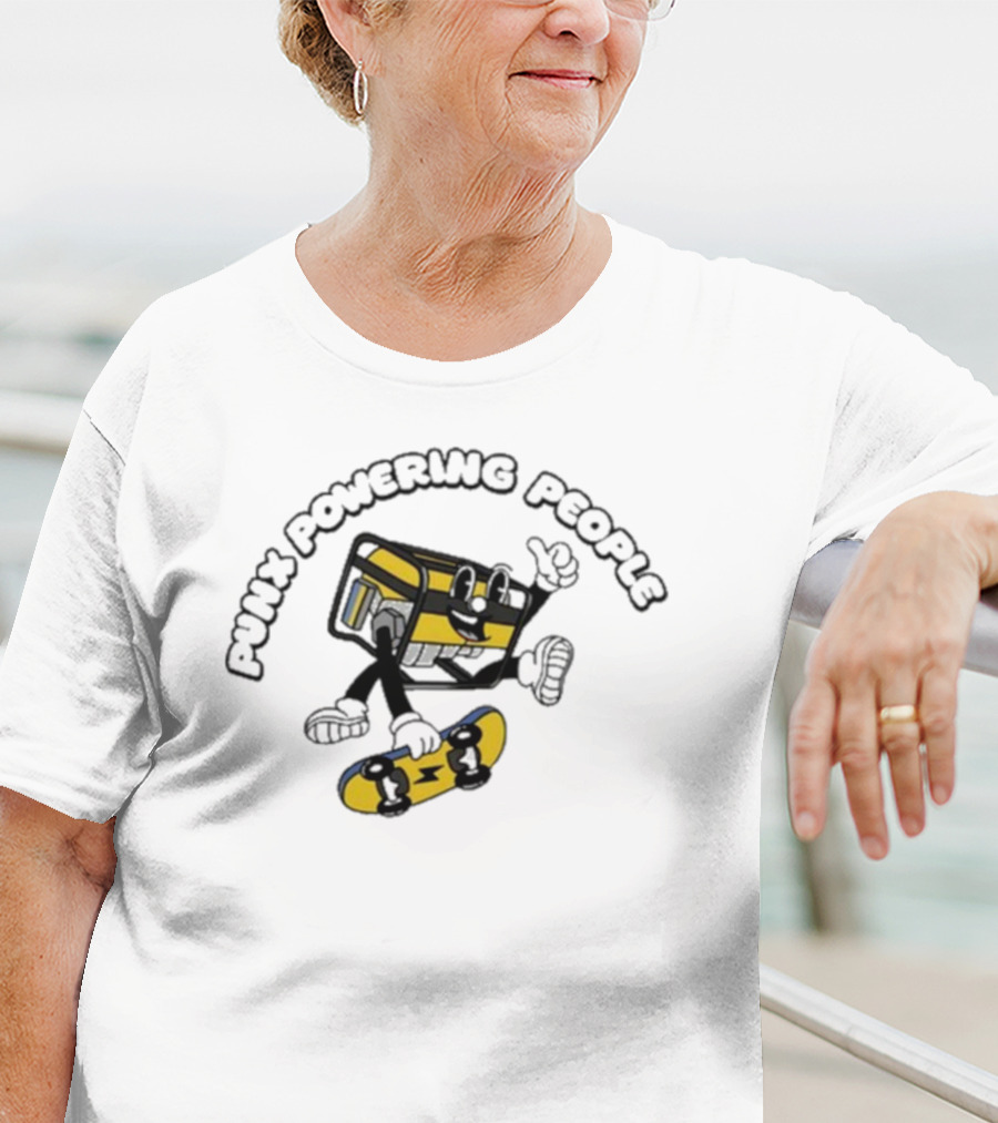 Krang Punx Powering People Skateboarding Adventure T-Shirt