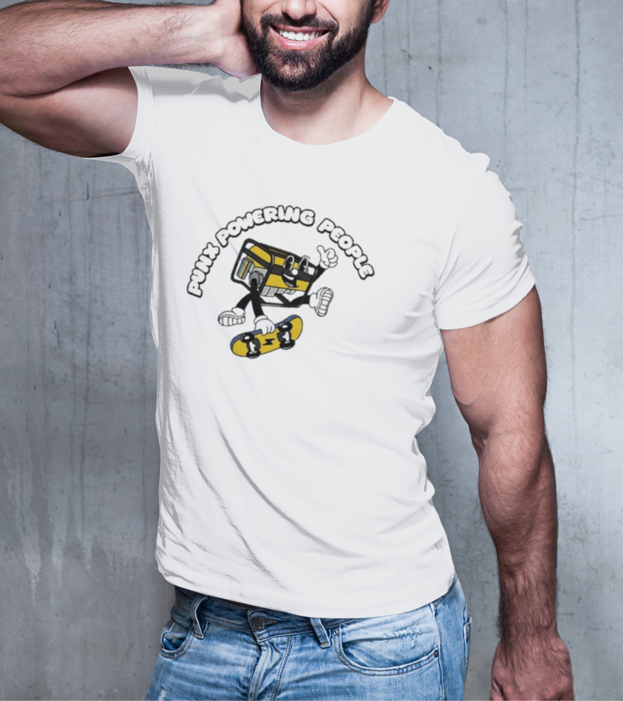 Krang Punx Powering People Skateboarding Adventure T-Shirt