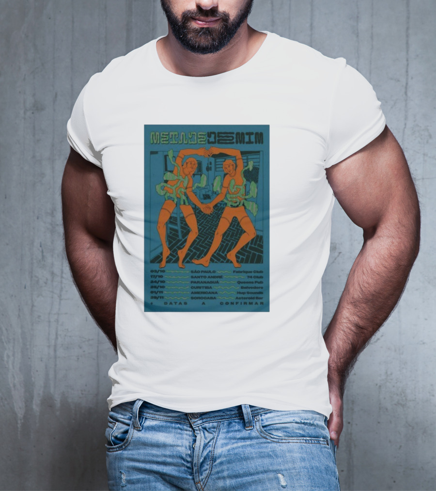 Metade De Mim October 2025 São Paulo Curitiba Tour Dates T-Shirt