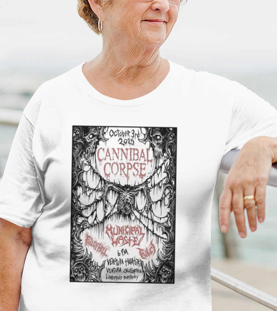 Municipal Waste Live Ventura California October 3 2025 T-Shirt