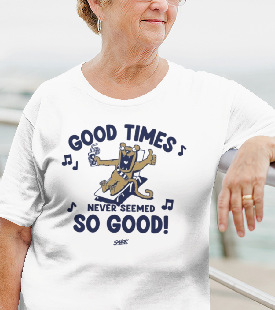 Penn State Nittany Lions Good Times Never Seemed So Good Mascot Lounge Chair Thumbs Up T-Shirt