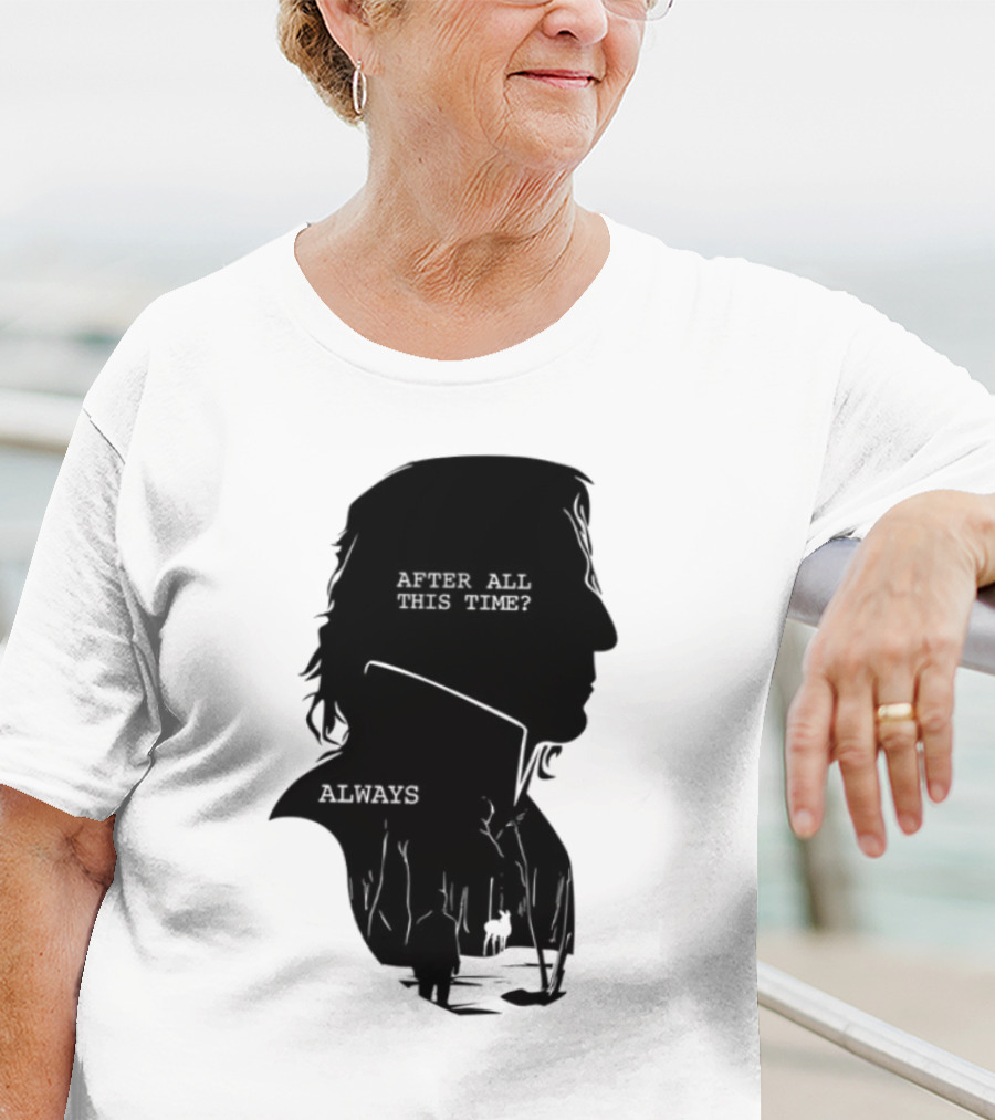 Alan Rickman Always After All This Time Silhouette T-Shirt