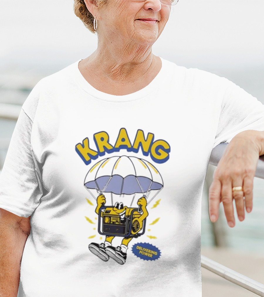 Brisbane Broncos 2025 Adults Grand Final KRANG Delivering Power T-Shirt