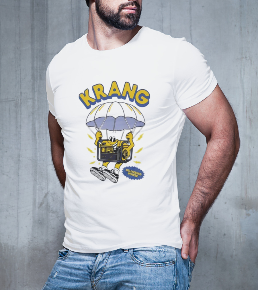 Brisbane Broncos 2025 Adults Grand Final KRANG Delivering Power T-Shirt
