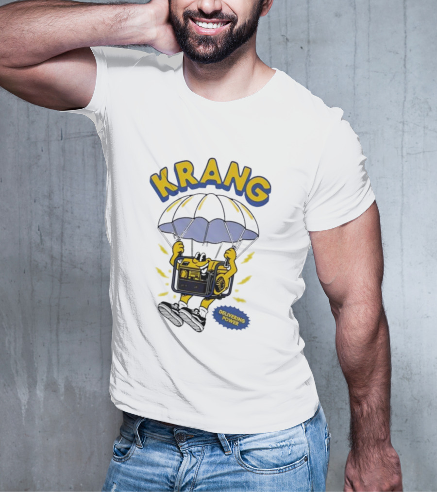 Brisbane Broncos 2025 Adults Grand Final KRANG Delivering Power T-Shirt