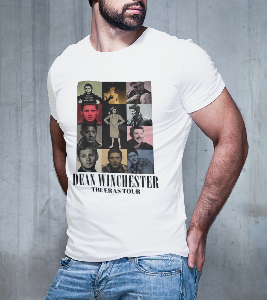 Dean Winchester The Eras Tour Supernatural TV Show T-Shirt