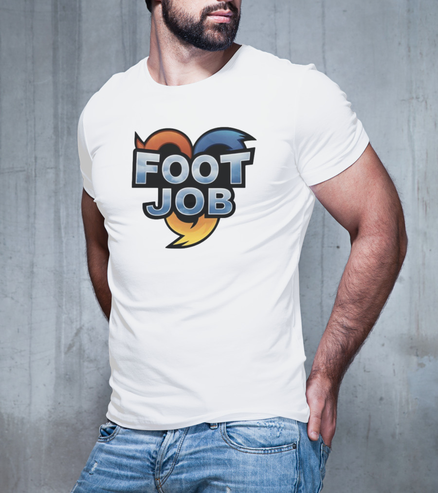 "Footjob Heroes Adventure Icon Parody" T-Shirt