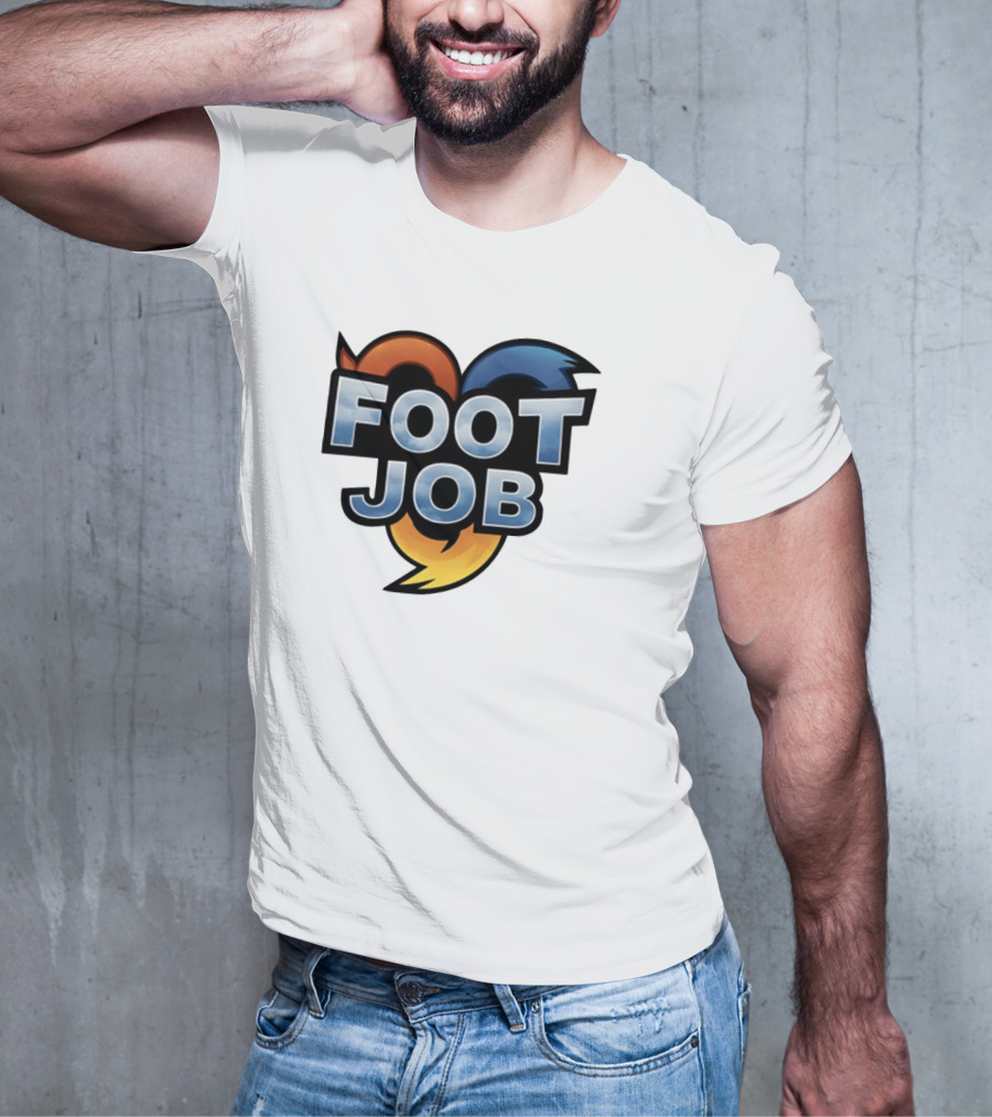 "Footjob Heroes Adventure Icon Parody" T-Shirt
