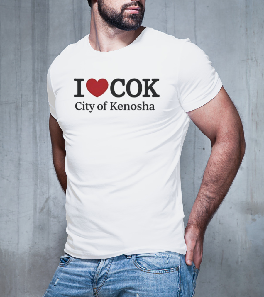 I Love COK Heart City Of Kenosha T-Shirt
