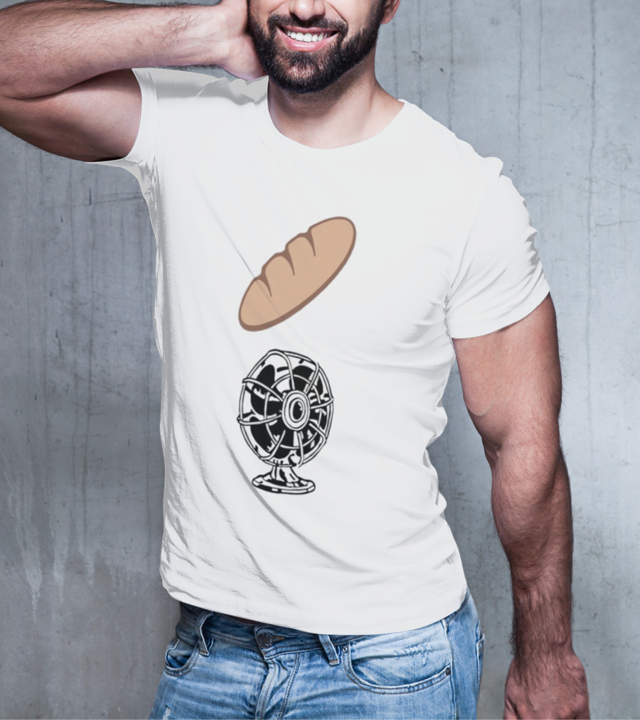 James B. Jones Breadfan Baguette And Fan Icon T-Shirt
