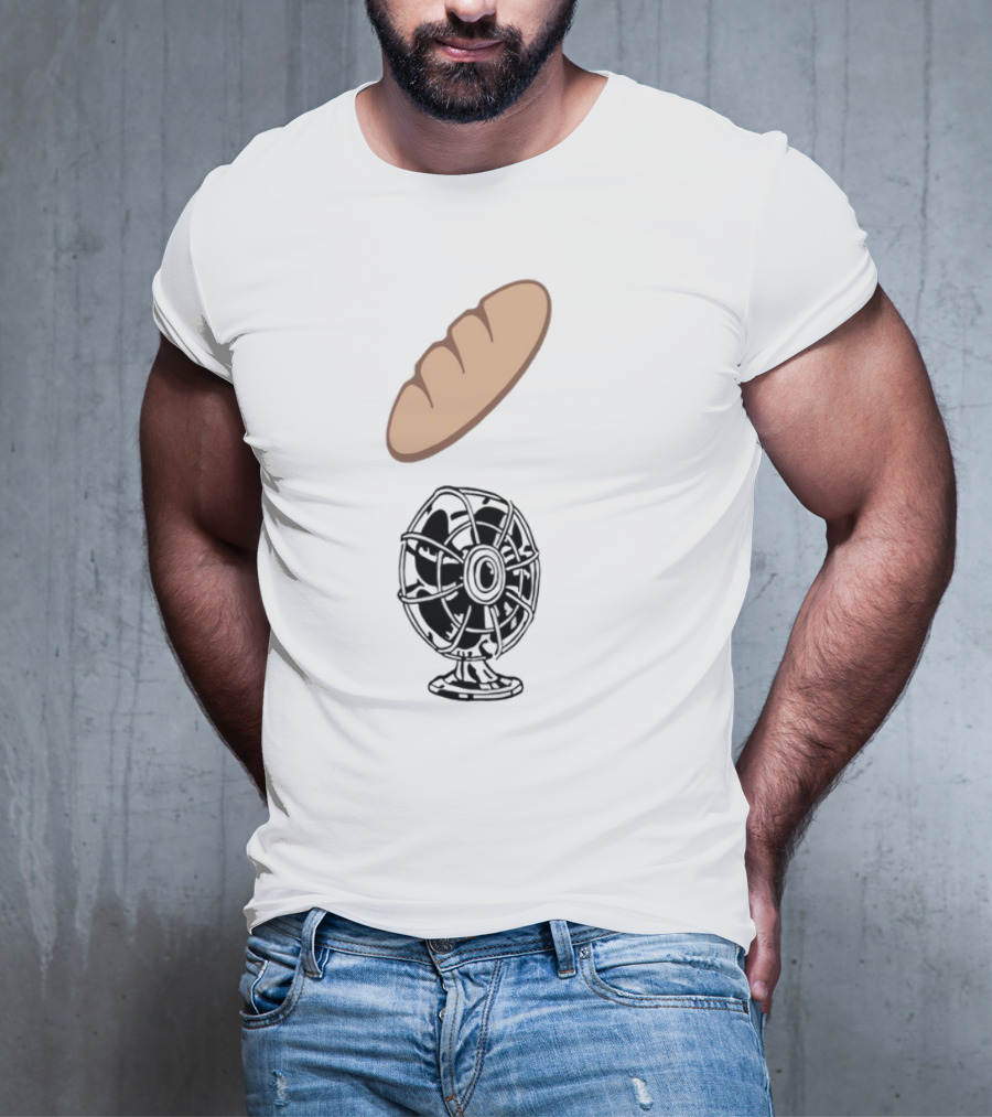 James B. Jones Breadfan Baguette And Fan Icon T-Shirt