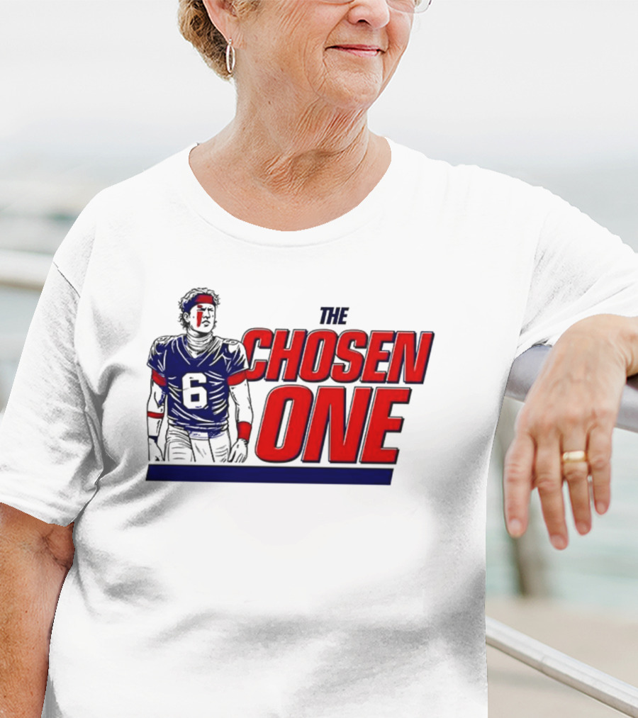 Jaxson Dart New York Giants The Chosen One T-Shirt