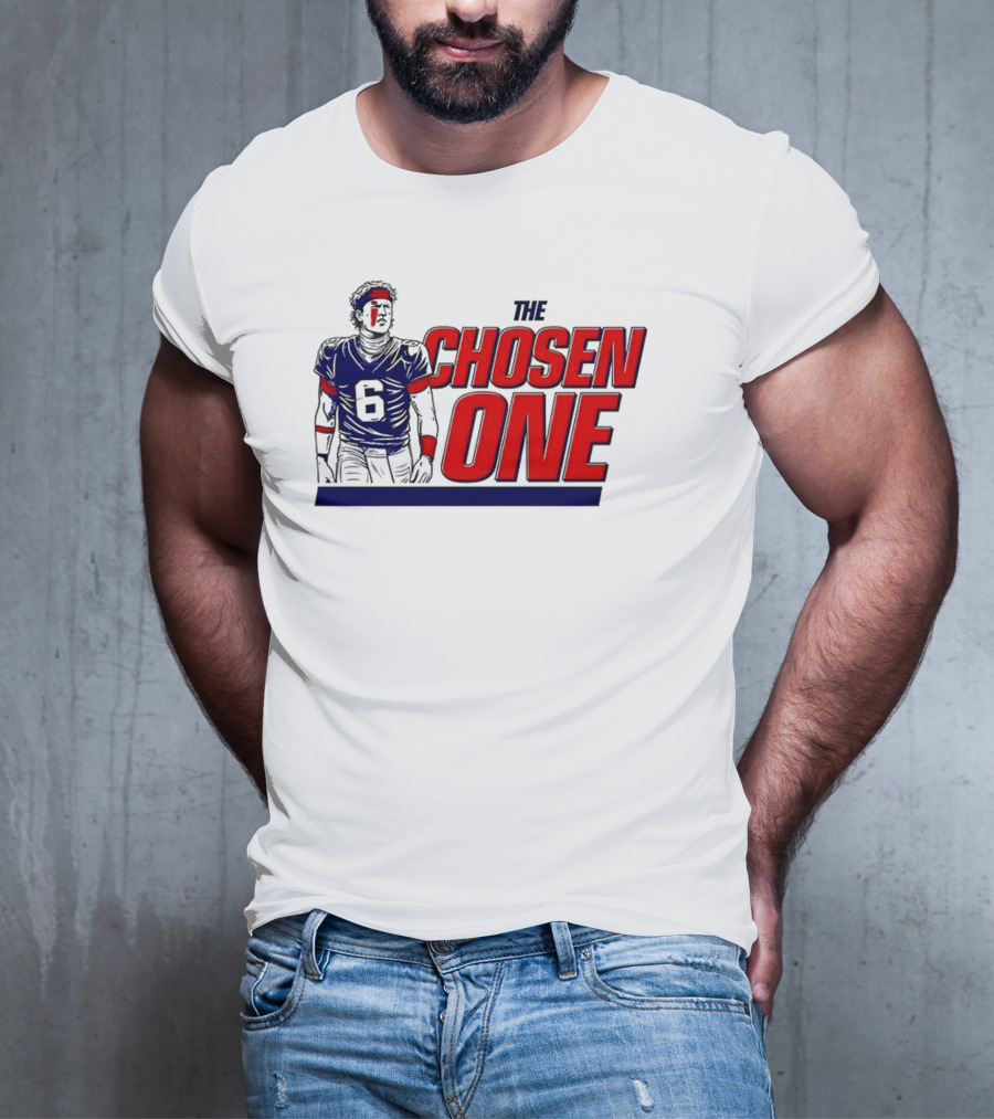 Jaxson Dart New York Giants The Chosen One T-Shirt