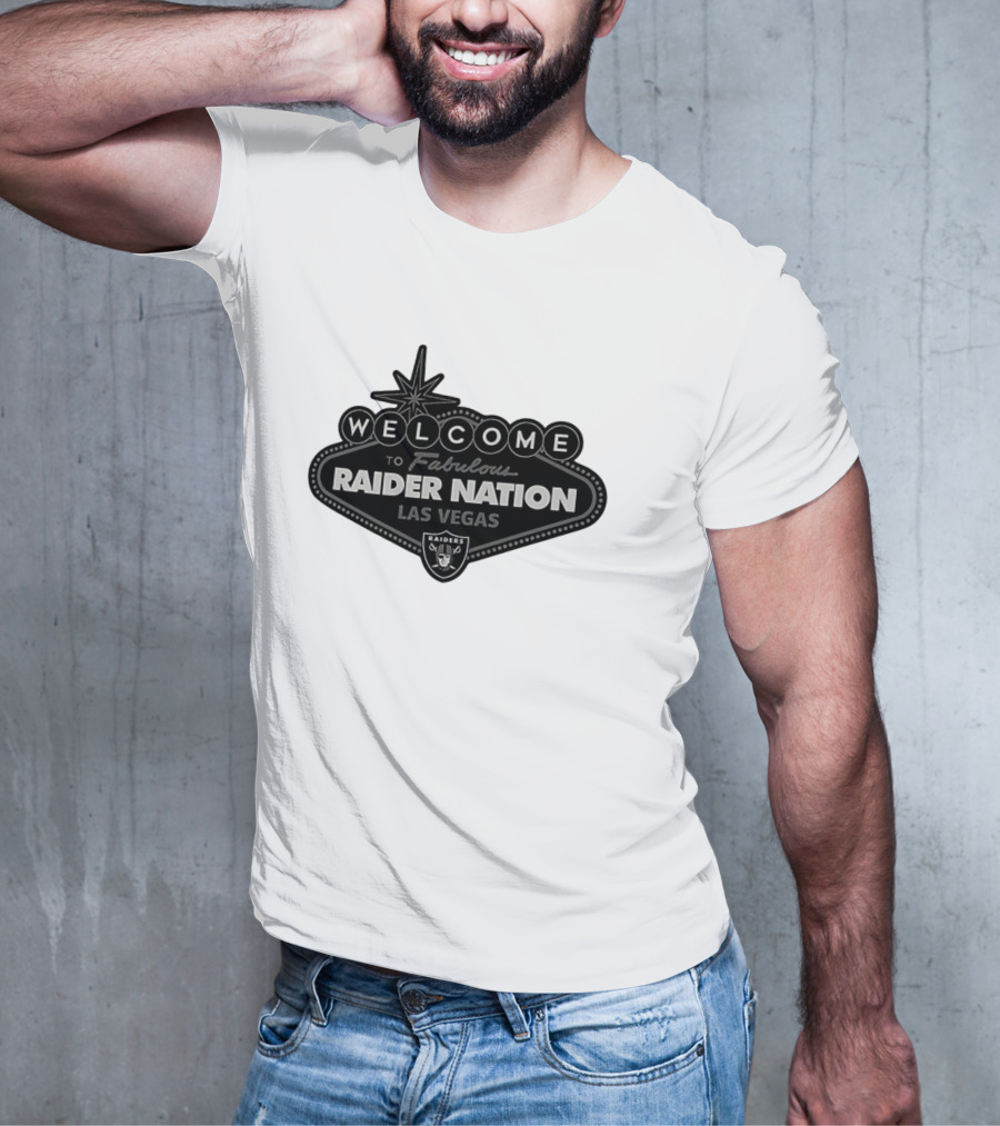 Welcome To Fabulous Raider Nation Las Vegas Raiders NFL Retro T-Shirt