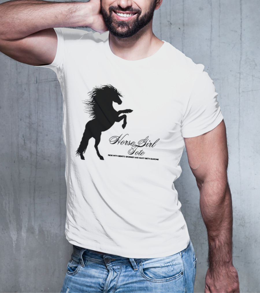 Ride Horse Cowgirl Country Girls Love Cowboys T-Shirt