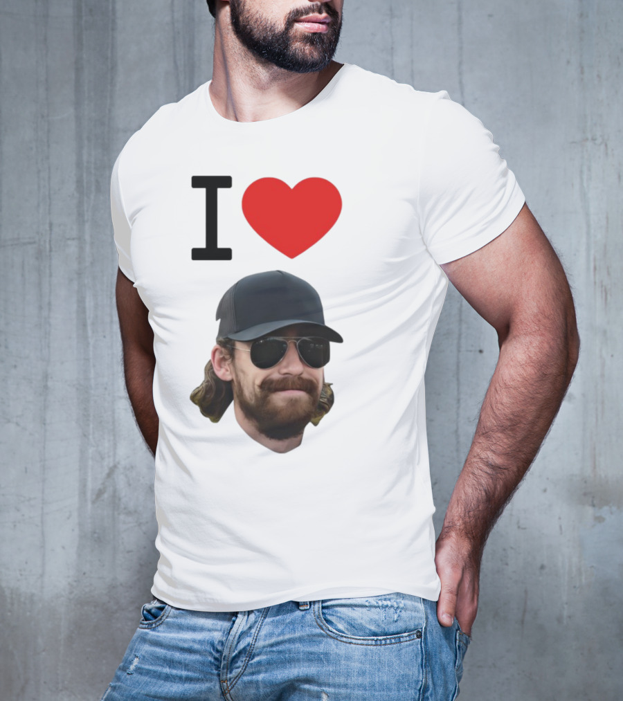 I Heart Ryan Blaney Racing Fan Apparel T-Shirt