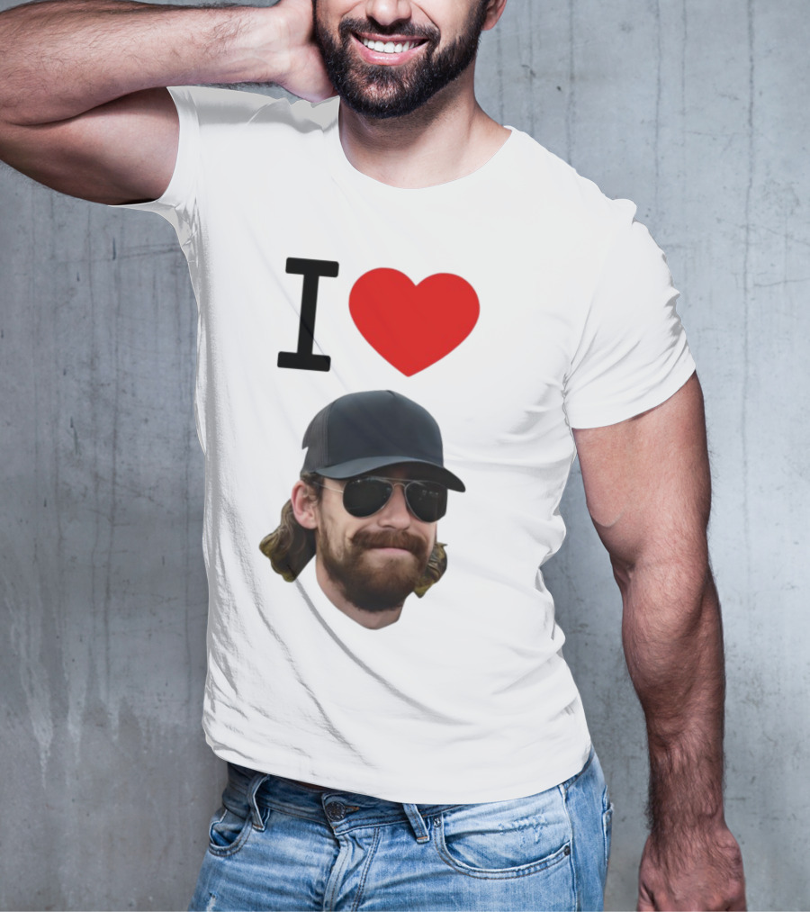 I Heart Ryan Blaney Racing Fan Apparel T-Shirt